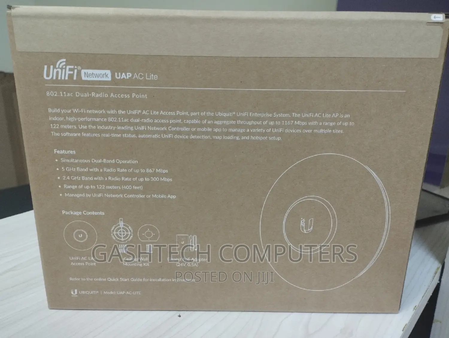Ubiquiti Unifi Ap Ac Lite Indoor Access Point (Uap-Ac-Lite)