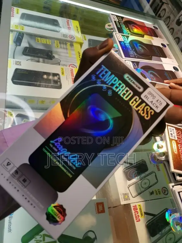 Tempered Glass Screen Protector Guard for Oppo A76-(Pack Of