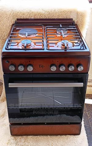 Brown*BJS 3 Gas+1 Hot PLATE 60x60 Standing Cooker - thumbnail 2