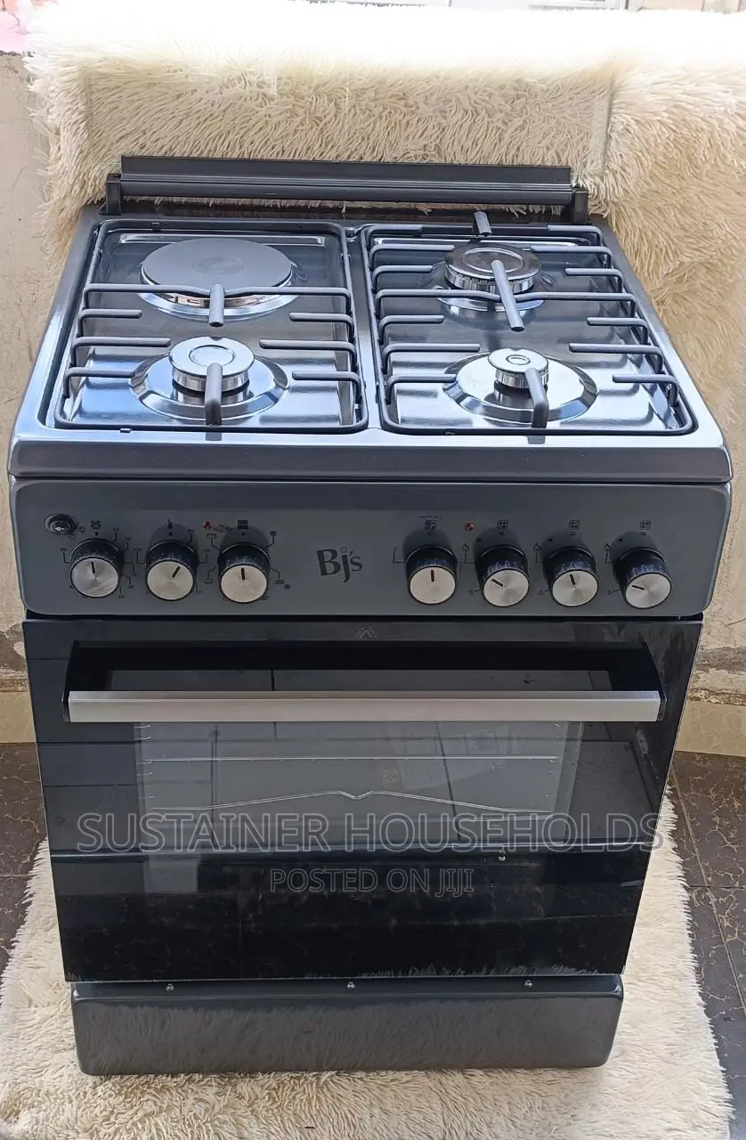 *BJS 3 Gas+1 Hot PLATE 60x60 Standing Cooker