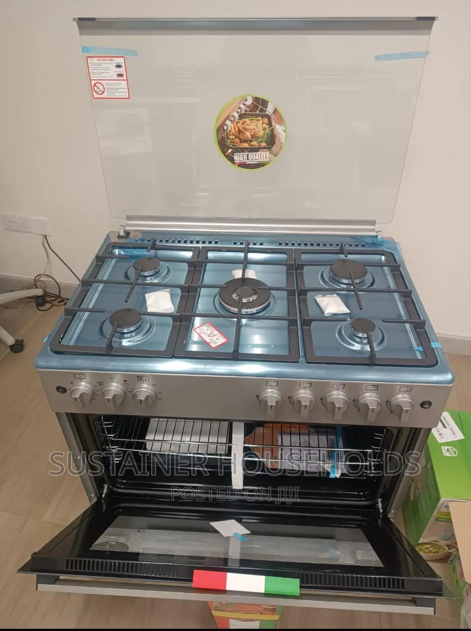 Von 5 Gas Cooker Electric Oven 60 by 90