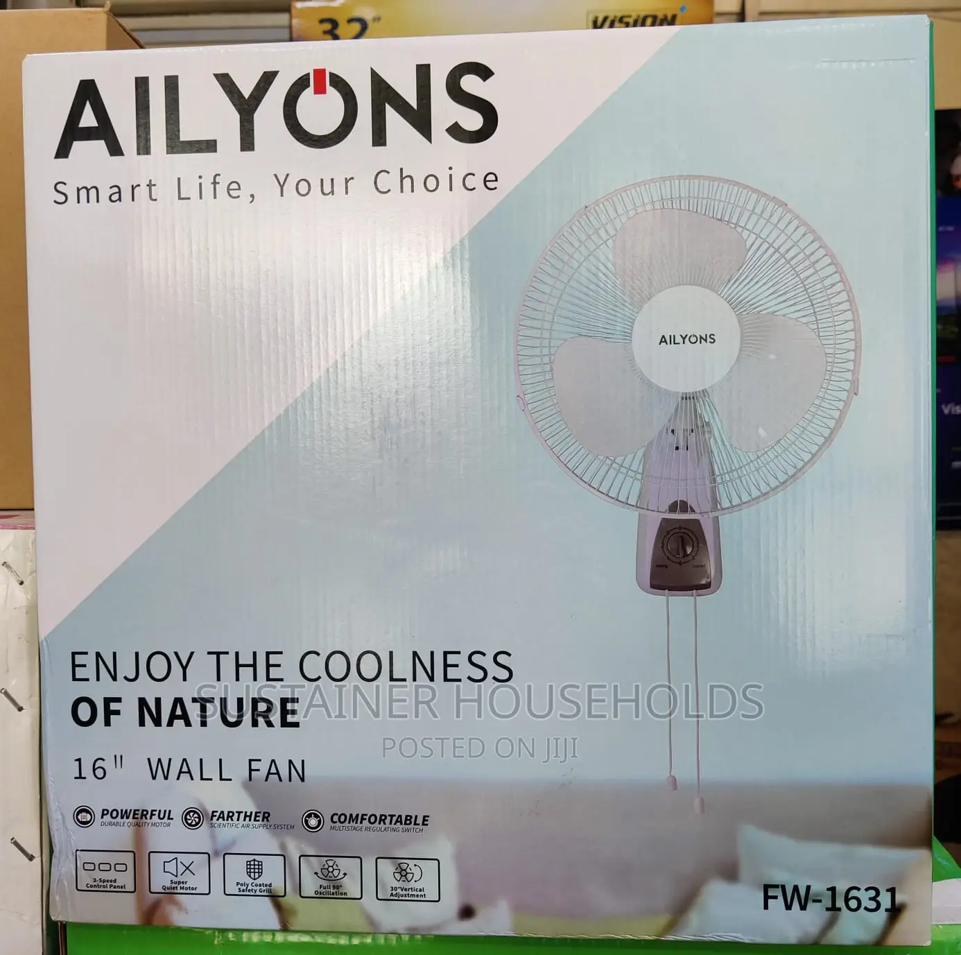 Quality *Ailyons Stand Fan 16 "