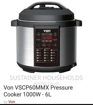 Von Pressure Cooker VSCP60MMX Available*