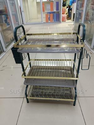 Offers ! Advanced 3 Layer Dishrack Green Gold - thumbnail 2