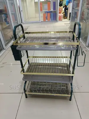 Offers ! Advanced 3 Layer Dishrack Green Gold