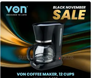 OFFER !!Von Coffee Maker ,12 Cups