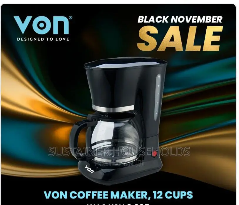 OFFER !!Von Coffee Maker ,12 Cups