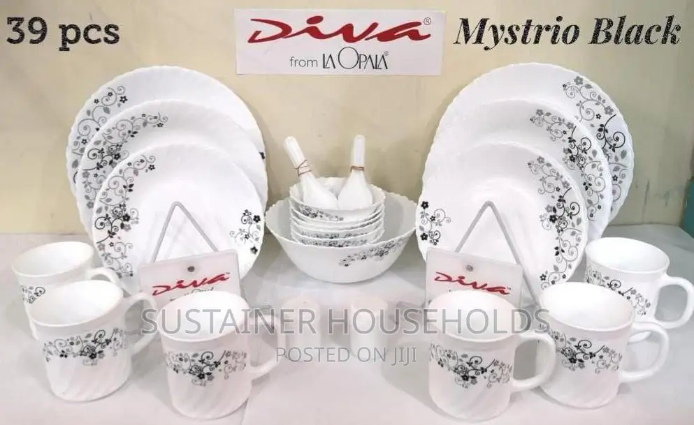 39 PCS Classique Dinner Sets
Mystrio Black