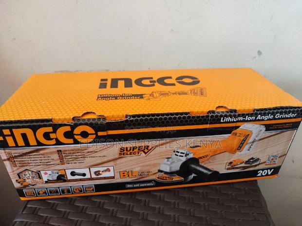 Ingco Cordless Angle Grinder Lithium-Ion Angle Grinder - thumbnail 2