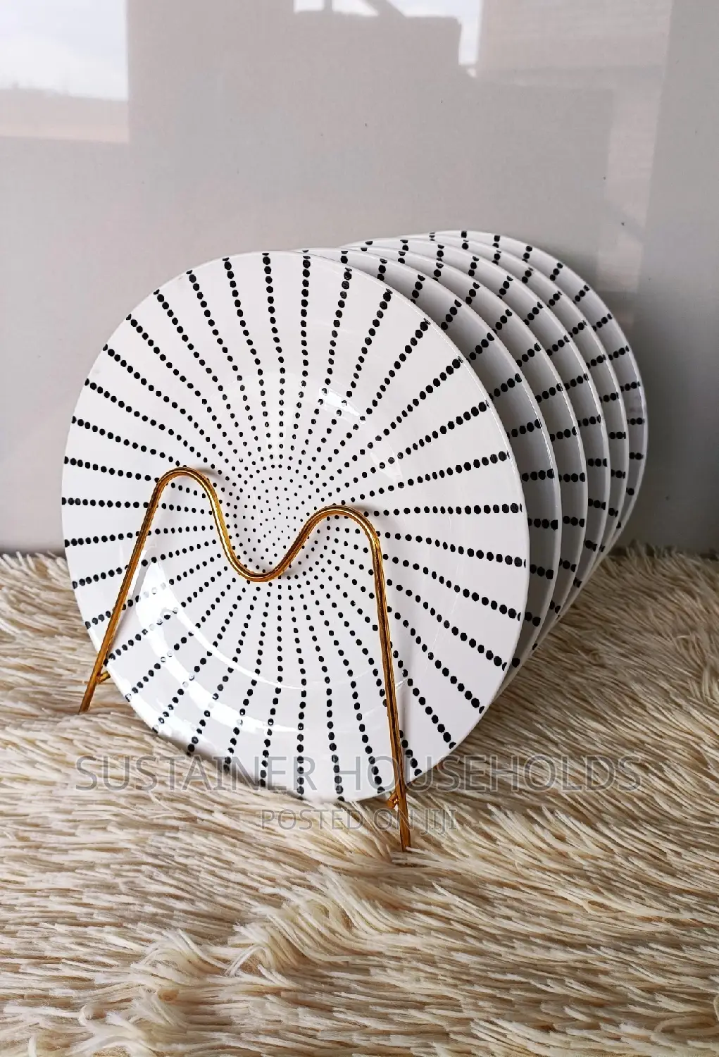 6pcs Ceramic Plates, Very Beautiful