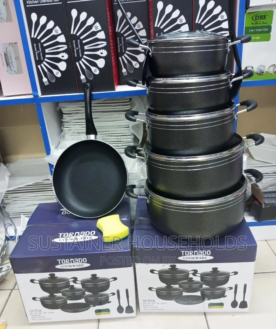 Quality 14pc Tornado Non Stick Cookware*