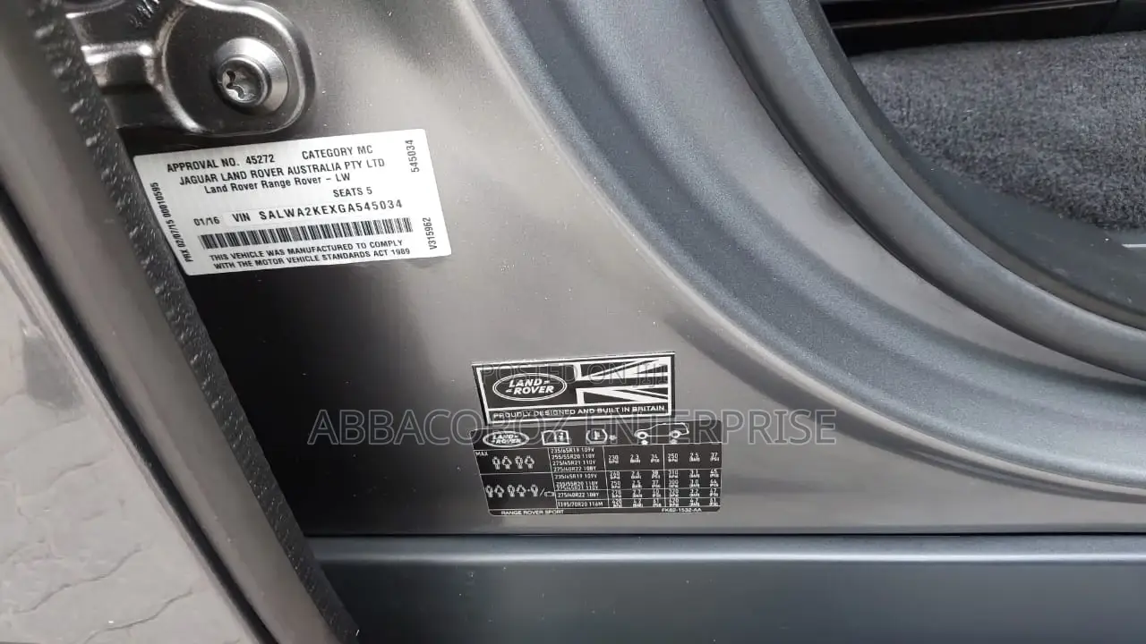 Land Rover Range Rover Sport 2016 Gray