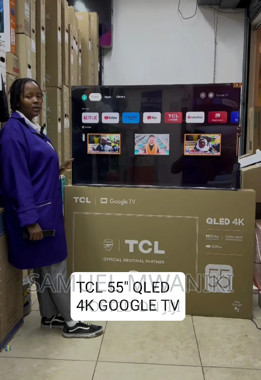 TCL 55" Qled Ultra Hd Dolby Vision Dolby Atmos