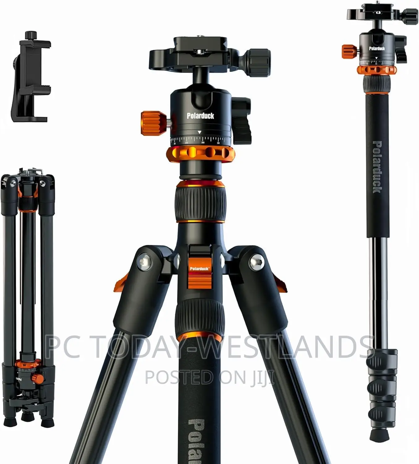 Polarduck Camera Tripod Phone Tripod Monopod: 78 Inch 198cm