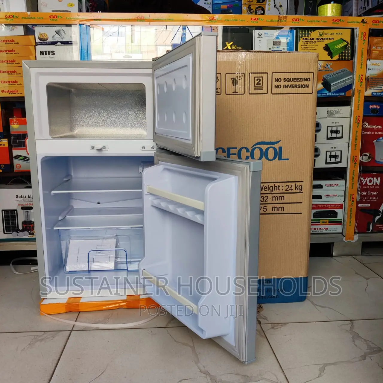 *ICECOOL 98litres Double Door