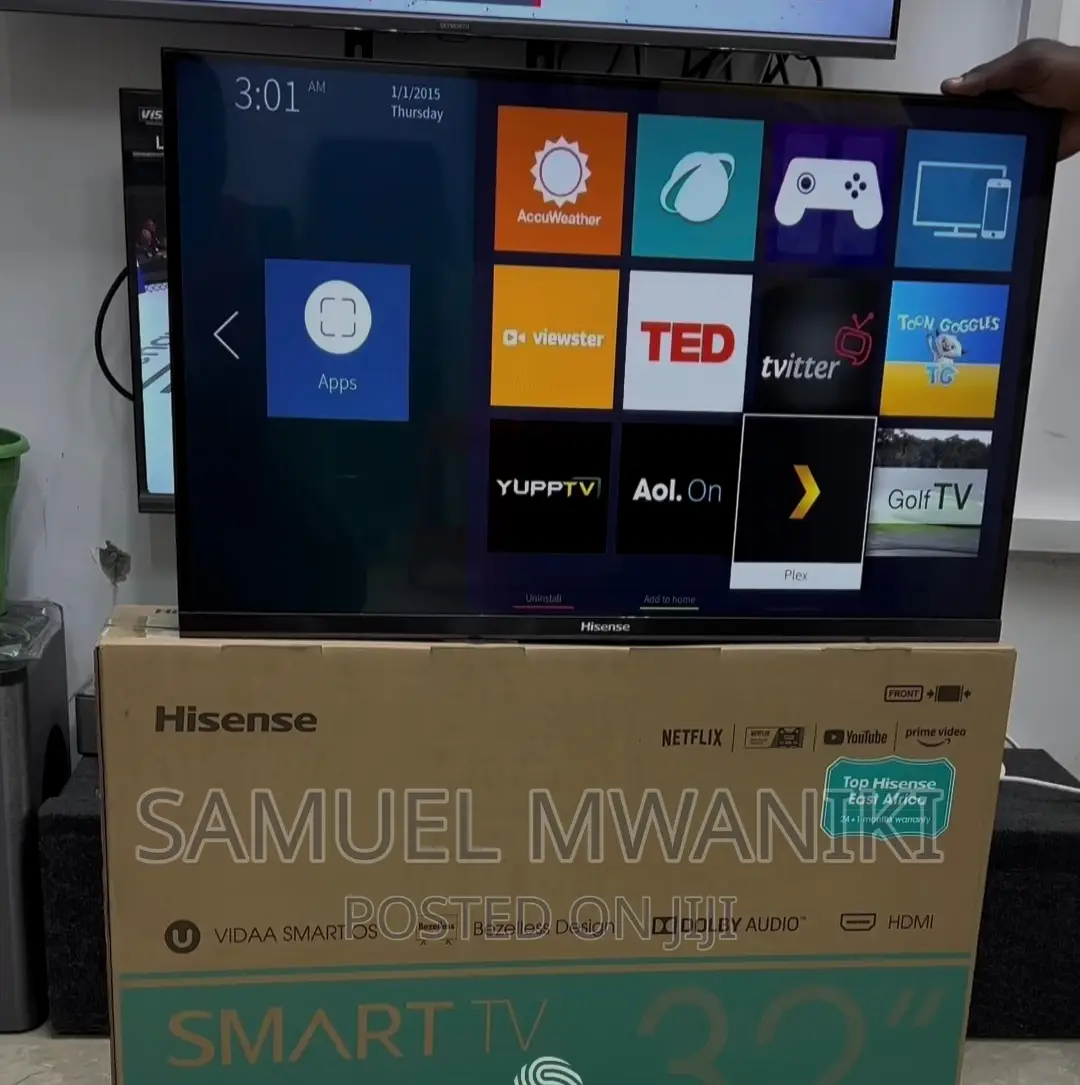 Hisense 32" Vidaa Os Smart Tv Frameless Design With Netflix