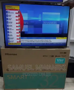 Hisense 32" Vidaa Os Smart Tv Frameless Design With Netflix