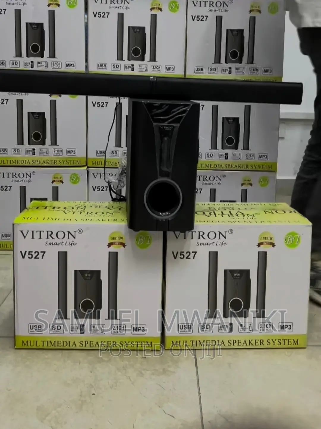 Vitron V527 - 2.1CH Multimedia Speaker BT/USB/SD/FM - 9000W
