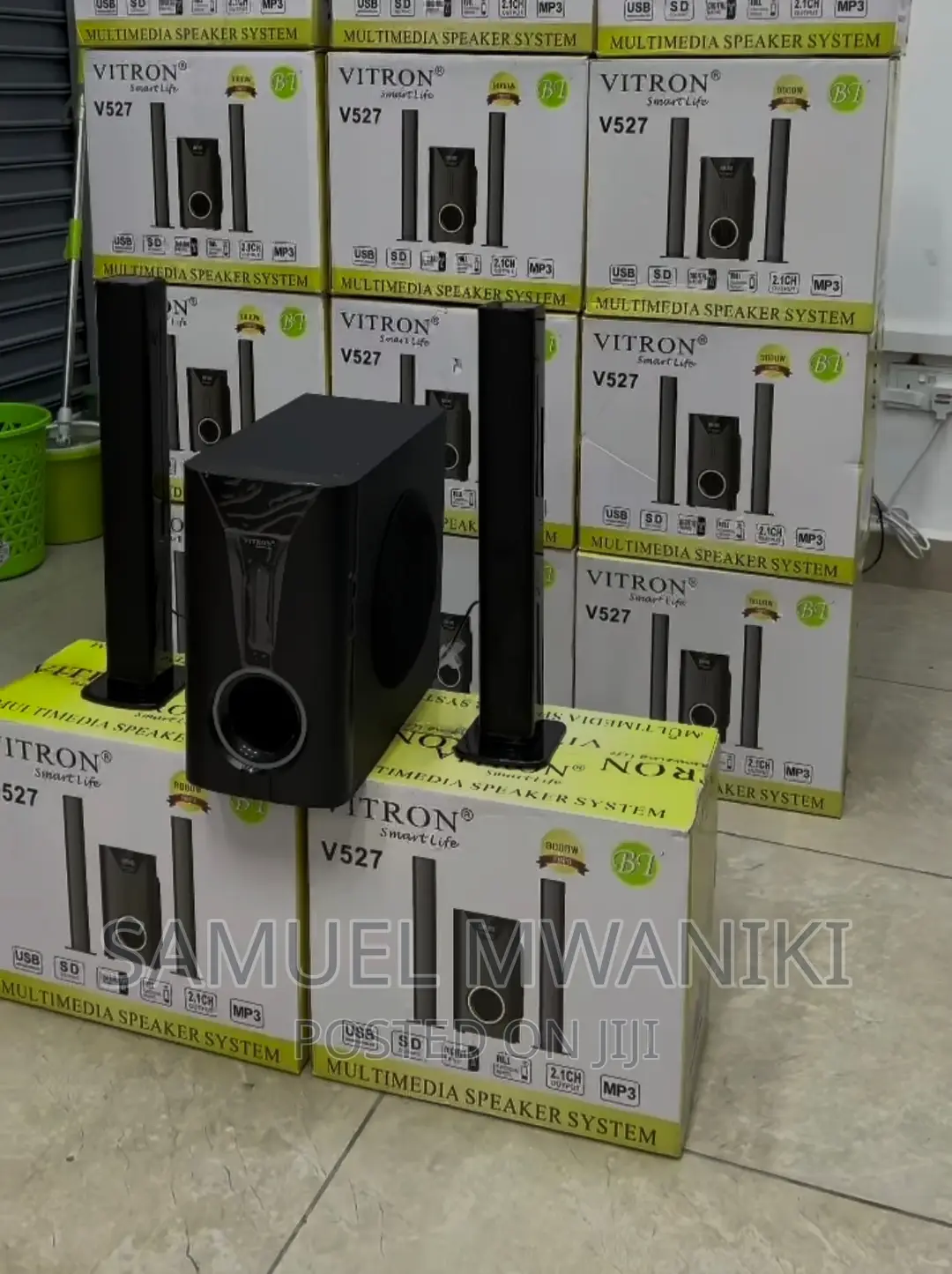 Vitron V527 - 2.1CH Multimedia Speaker BT/USB/SD/FM - 9000W
