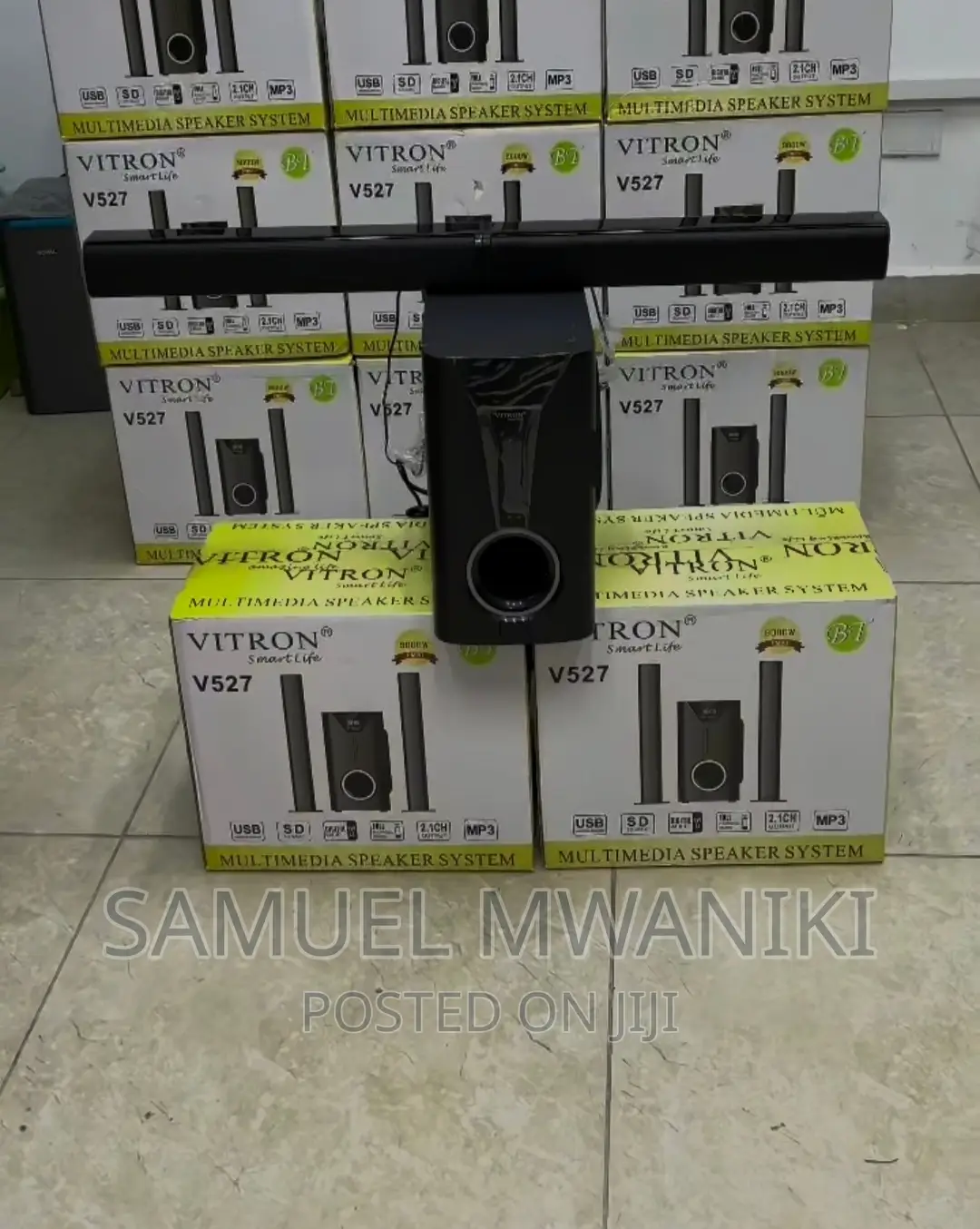 Vitron V527 - 2.1CH Multimedia Speaker BT/USB/SD/FM - 9000W