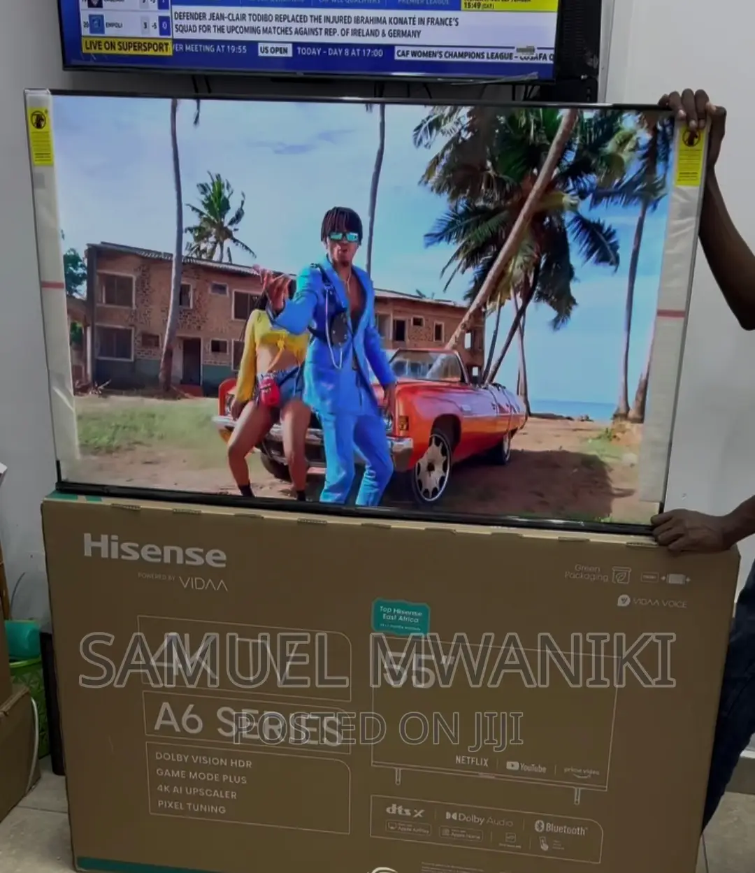 Hisense 55'' Smart Uhd HDR Frameless Tv Latest Model