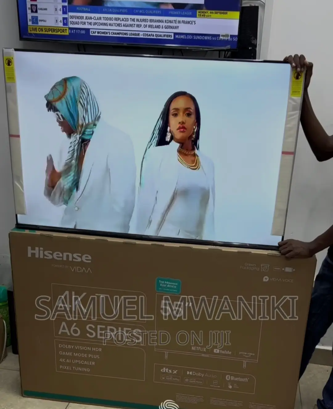 Hisense 55'' Smart Uhd HDR Frameless Tv Latest Model