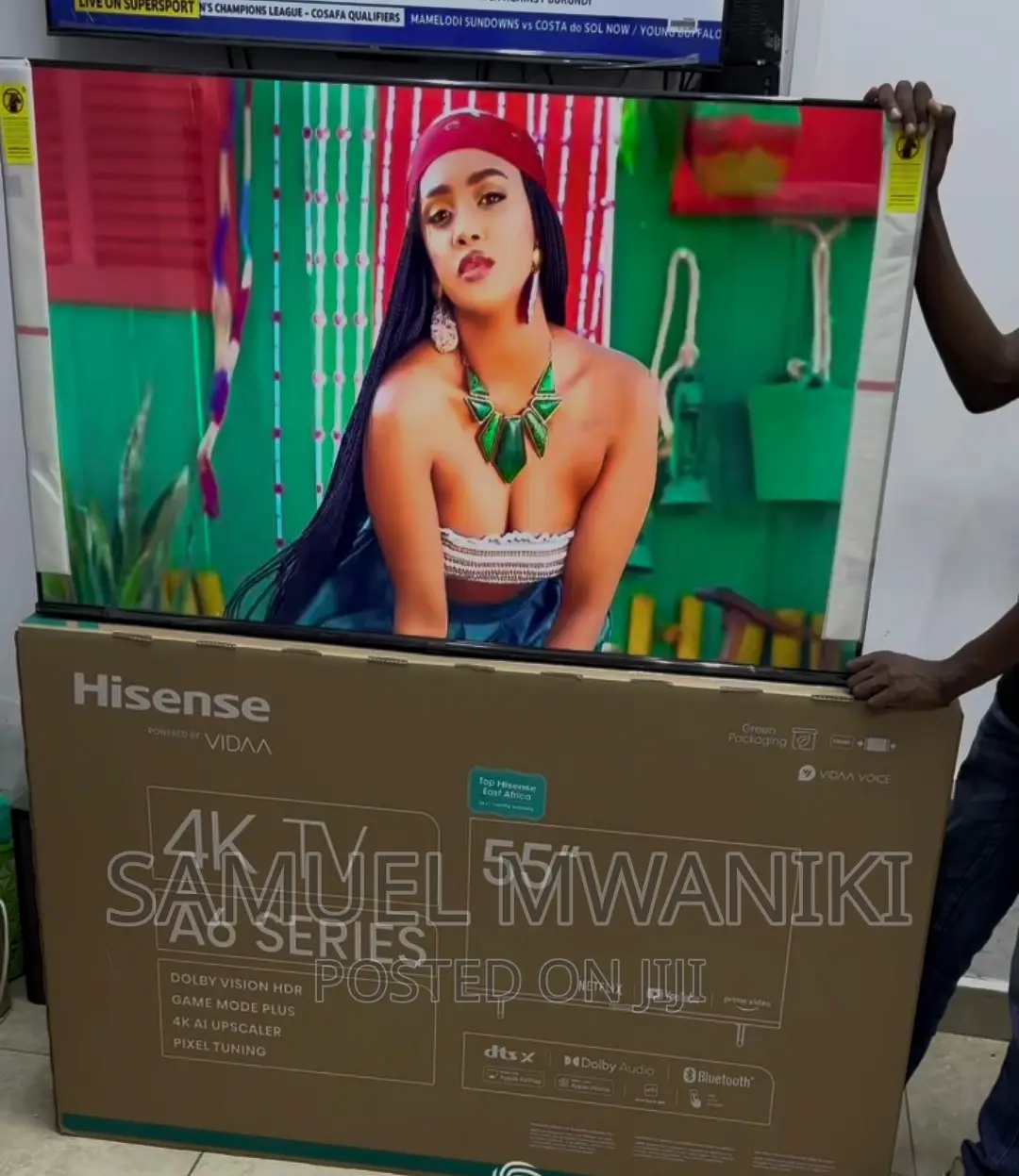 Hisense 55'' Smart Uhd HDR Frameless Tv Latest Model