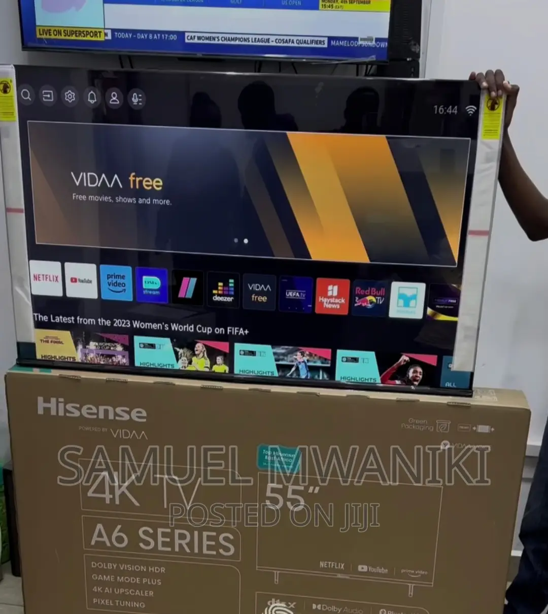 Hisense 55'' Smart Uhd HDR Frameless Tv Latest Model