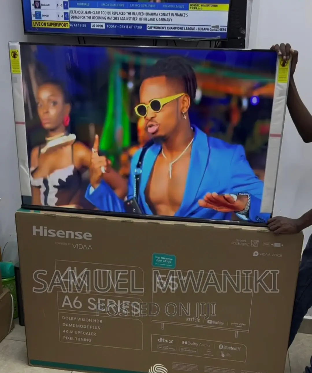 Hisense 55'' Smart Uhd HDR Frameless Tv Latest Model