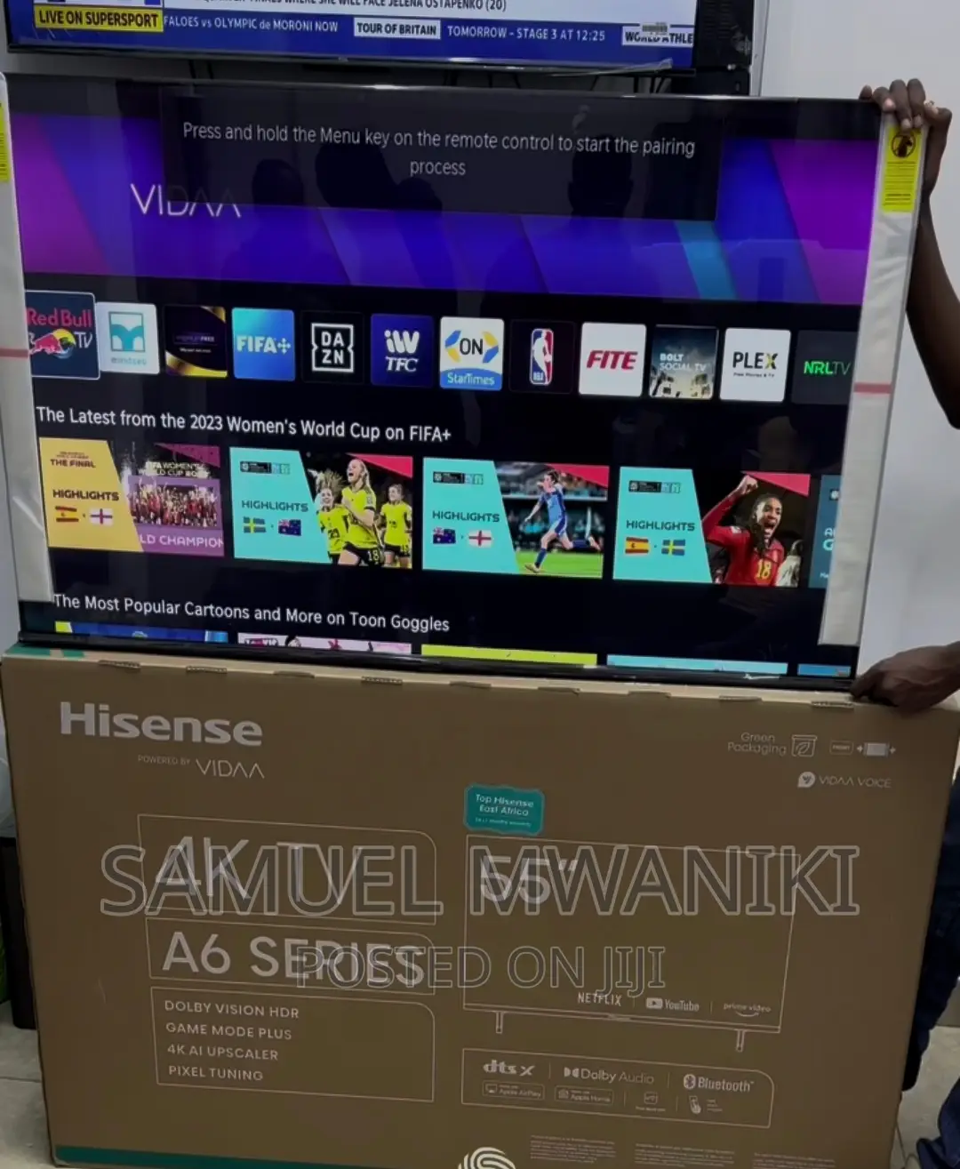 Hisense 55'' Smart Uhd HDR Frameless Tv Latest Model