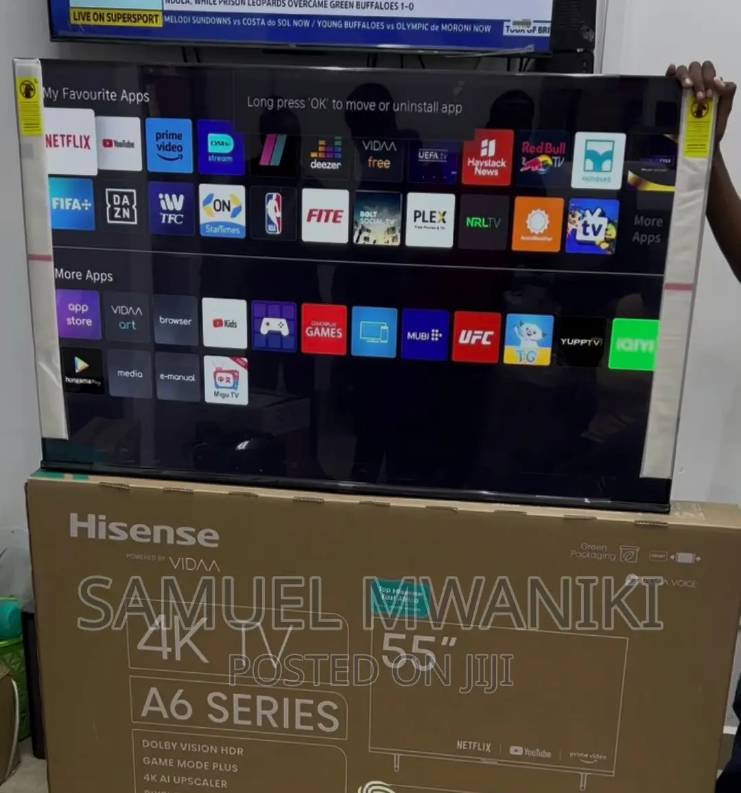 Hisense 55'' Smart Uhd HDR Frameless Tv Latest Model