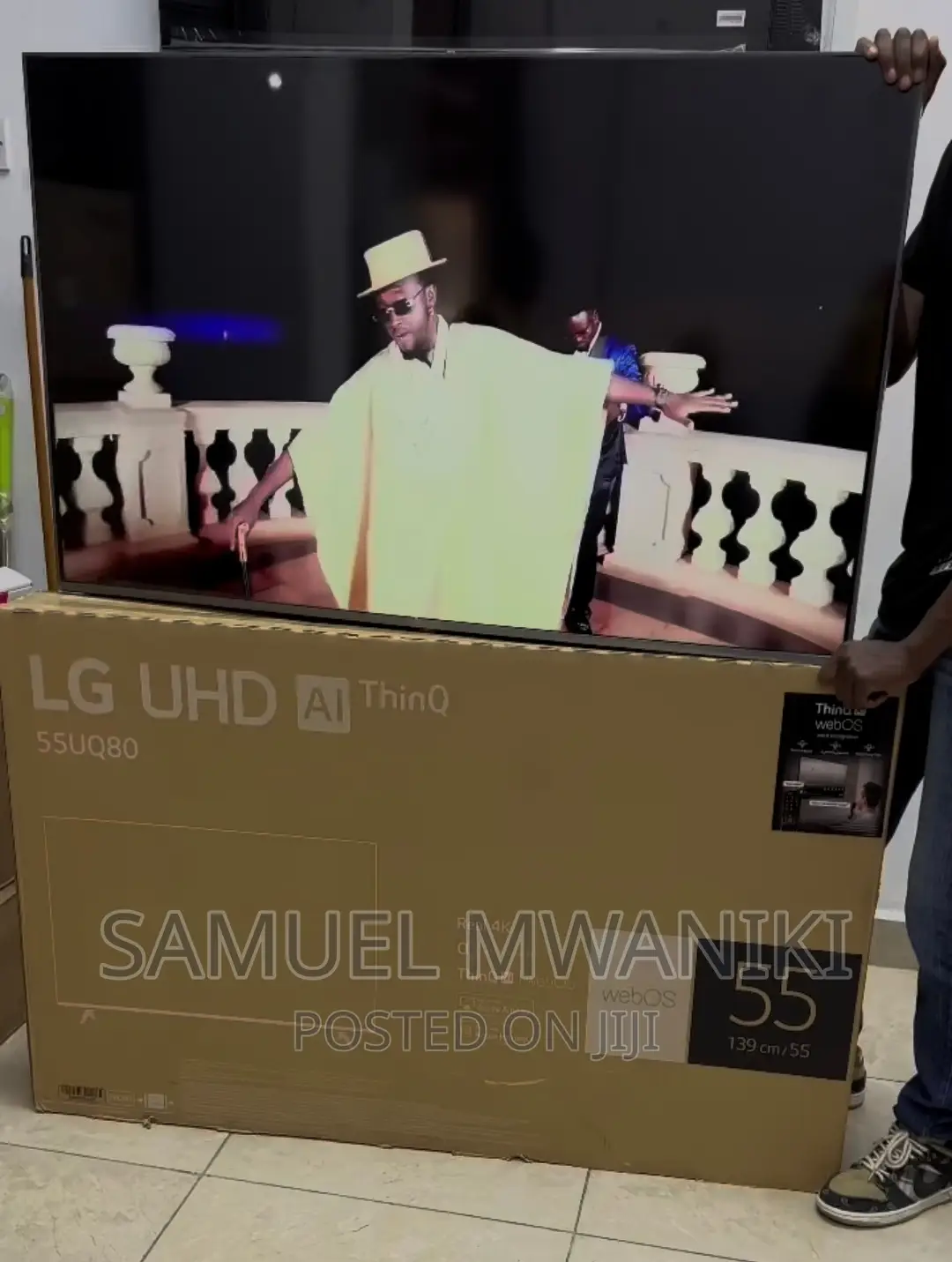 Lg 55'' Uhd Frameless Webos Smart Tv Magic Remote HDR