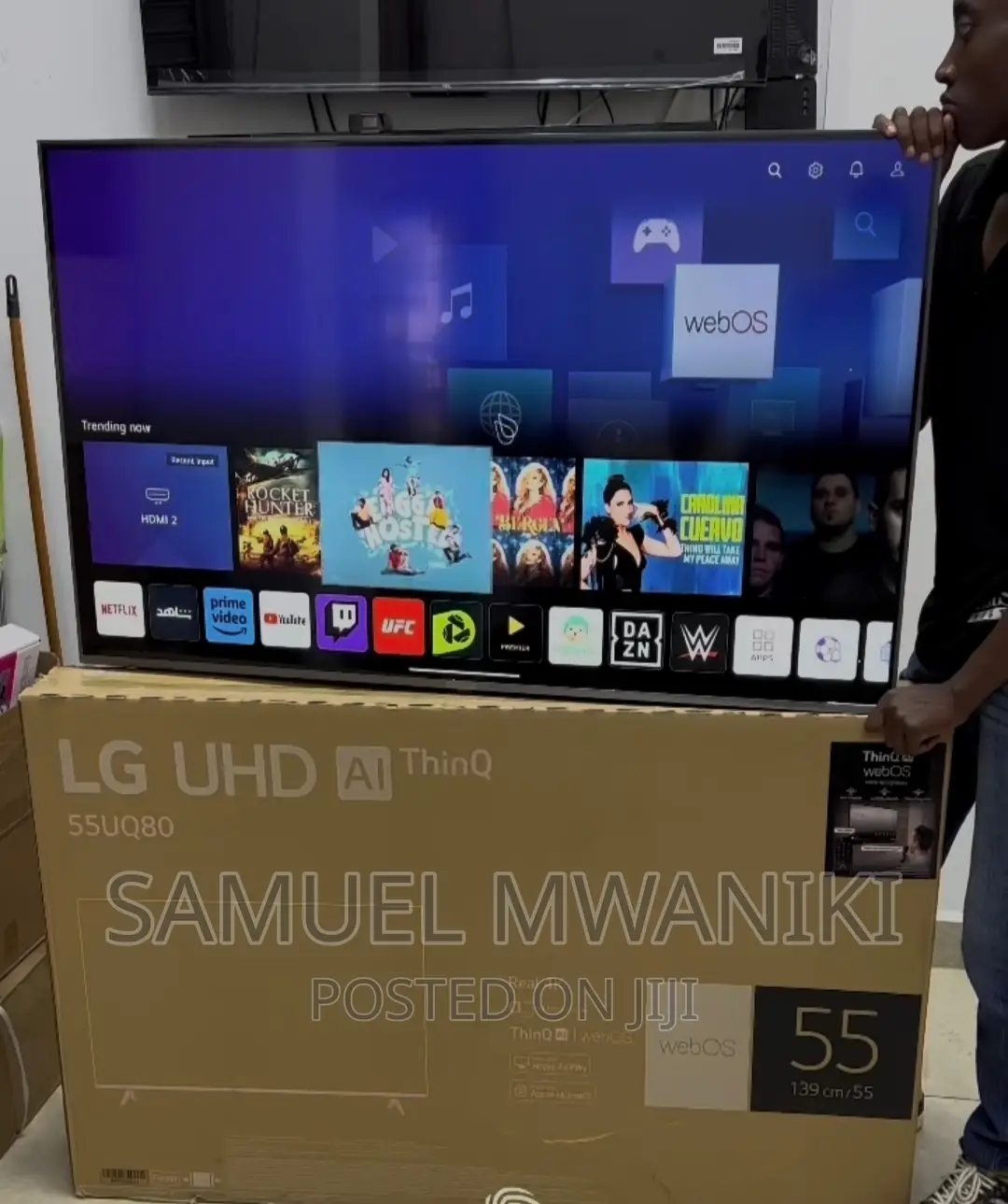Lg 55'' Uhd Frameless Webos Smart Tv Magic Remote HDR