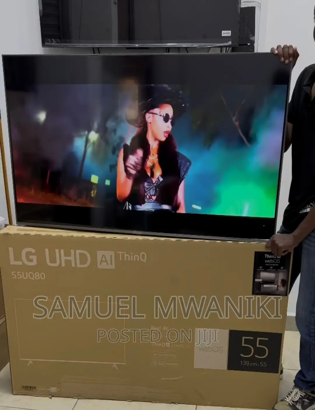 Lg 55'' Uhd Frameless Webos Smart Tv Magic Remote HDR