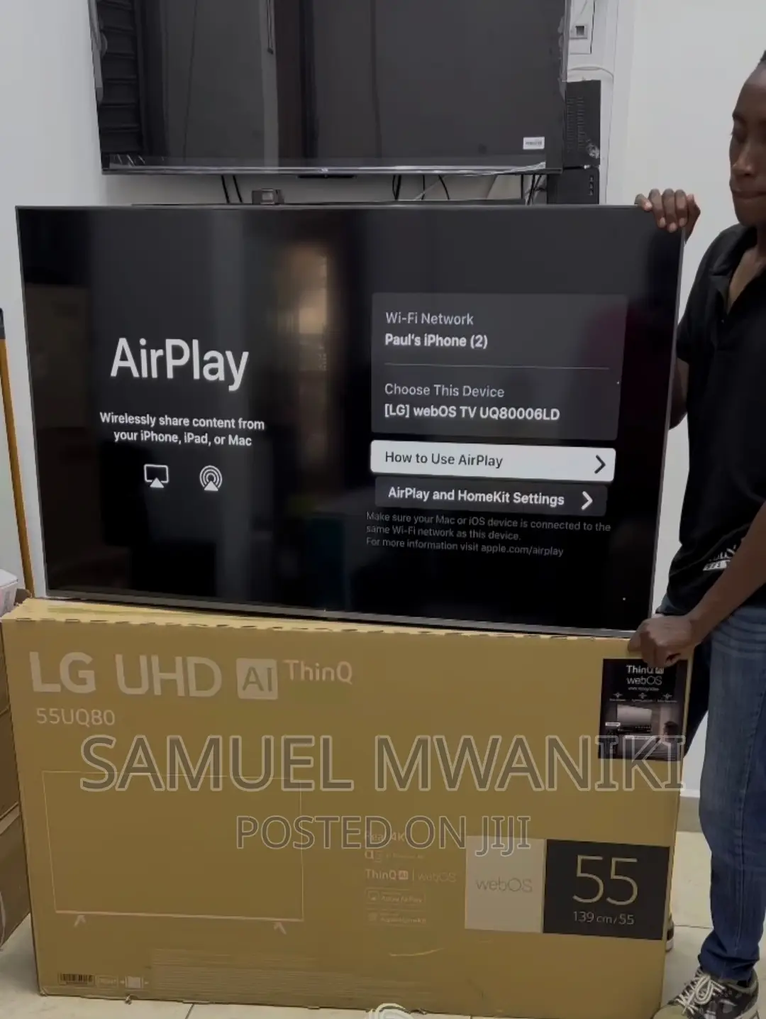 Lg 55'' Uhd Frameless Webos Smart Tv Magic Remote HDR