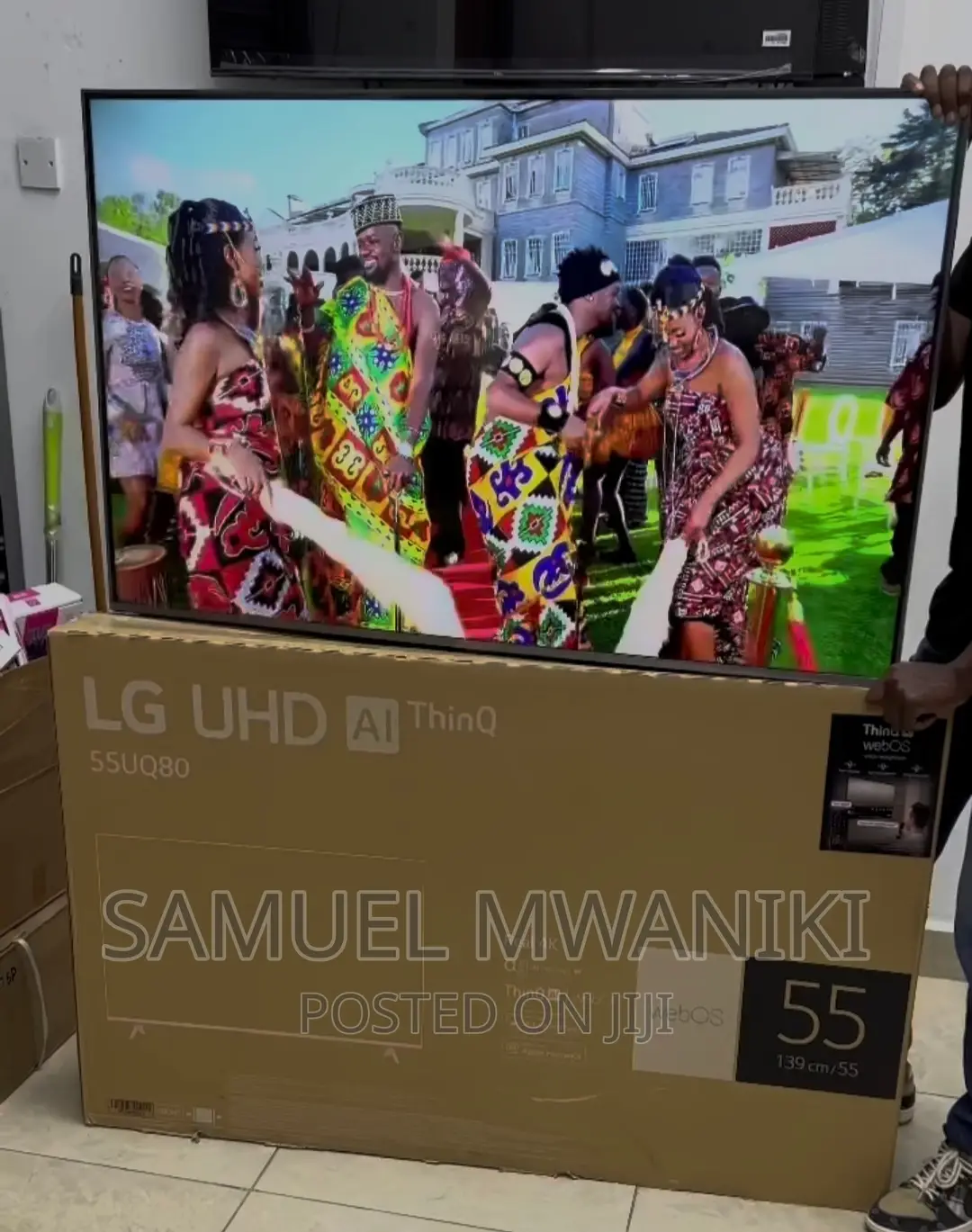 Lg 55'' Uhd Frameless Webos Smart Tv Magic Remote HDR