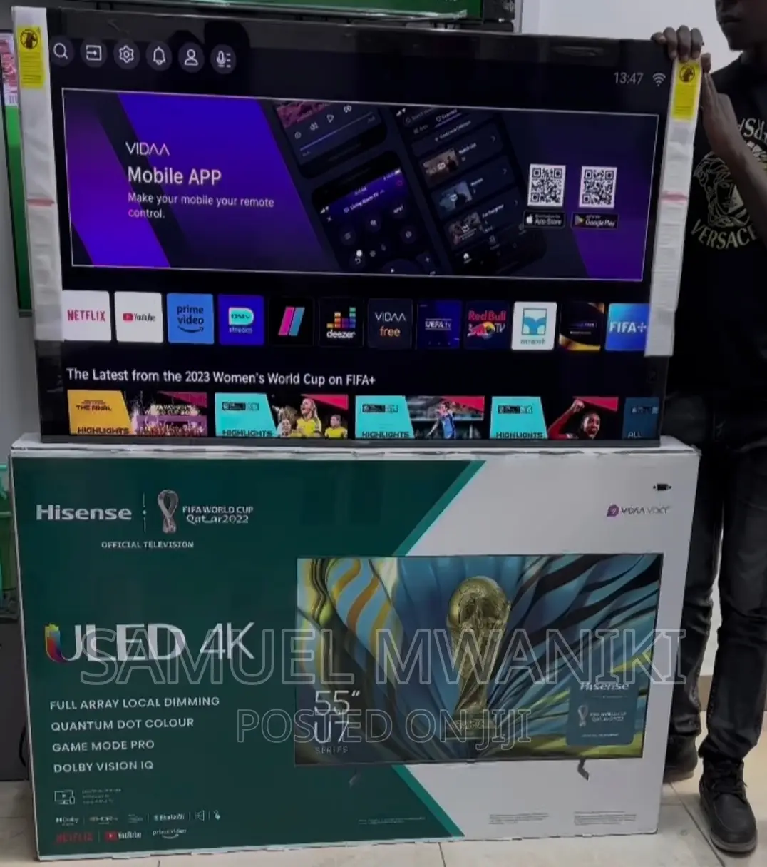Hisense 55'' U7h Quantum Uled Frameless Smart Tv
