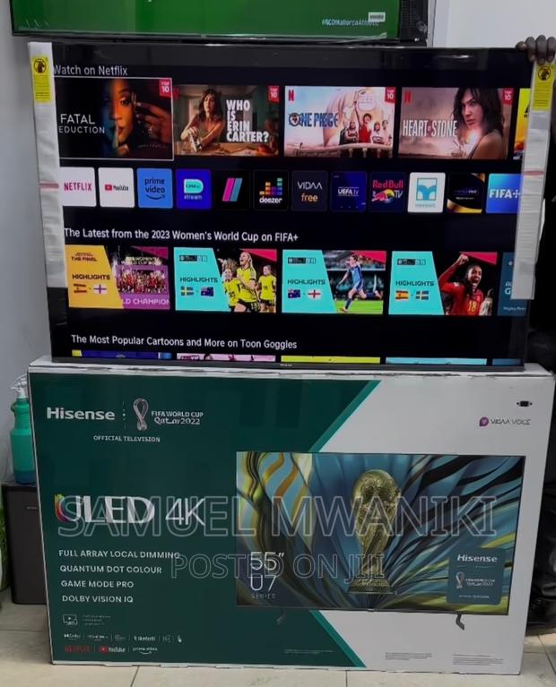 Hisense 55'' U7h Quantum Uled Frameless Smart Tv - thumbnail 3