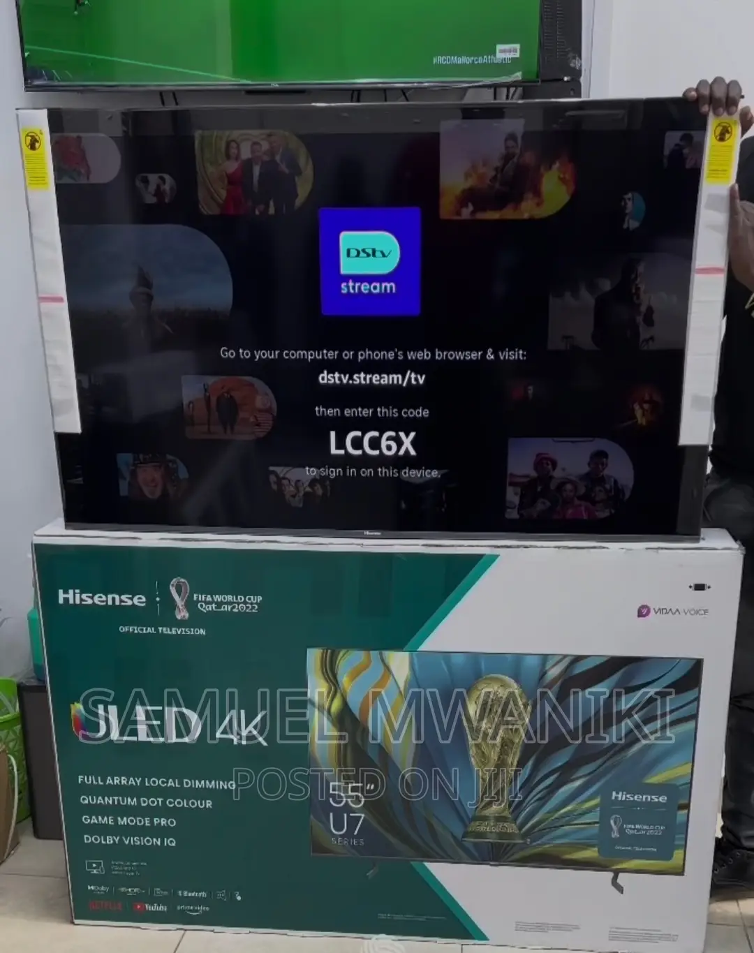 Hisense 55'' U7h Quantum Uled Frameless Smart Tv