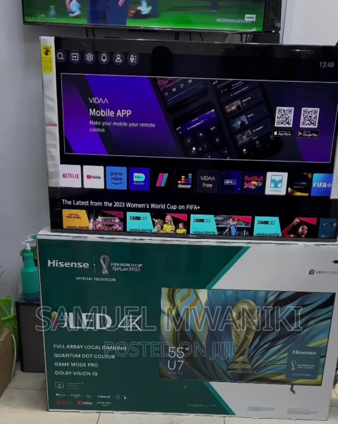 Hisense 55'' U7h Quantum Uled Frameless Smart Tv