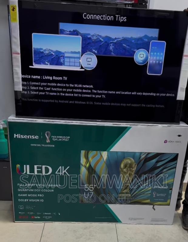 Hisense 55'' U7h Quantum Uled Frameless Smart Tv - thumbnail 6