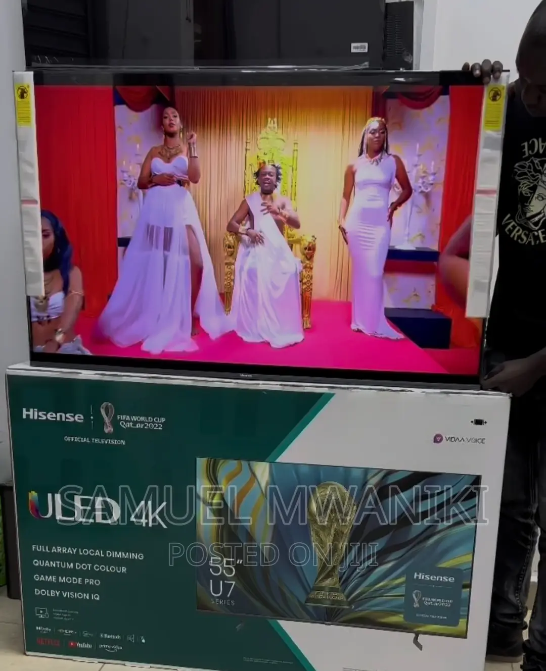 Hisense 55'' U7h Quantum Uled Frameless Smart Tv