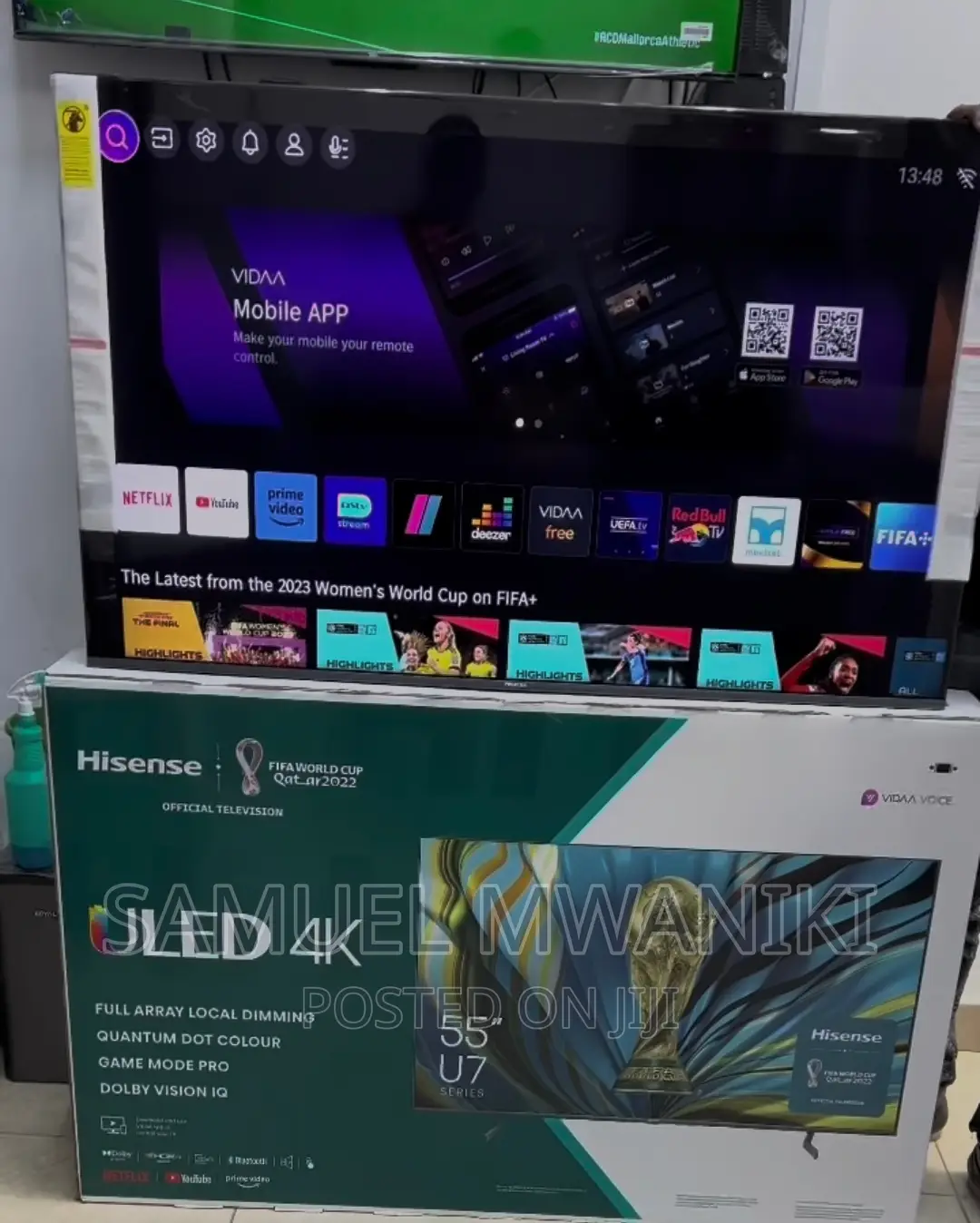 Hisense 55'' U7h Quantum Uled Frameless Smart Tv