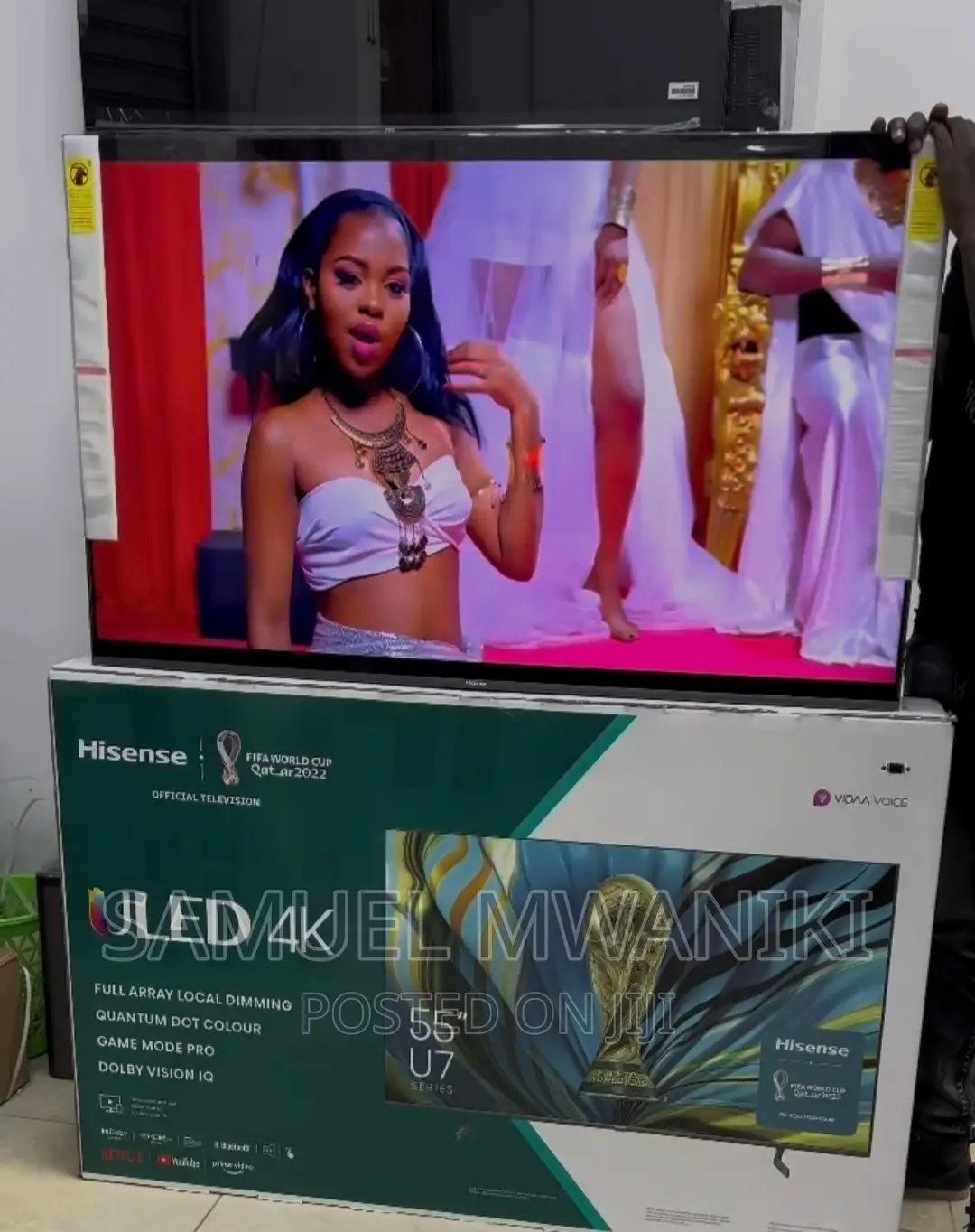 Hisense 55'' U7h Quantum Uled Frameless Smart Tv