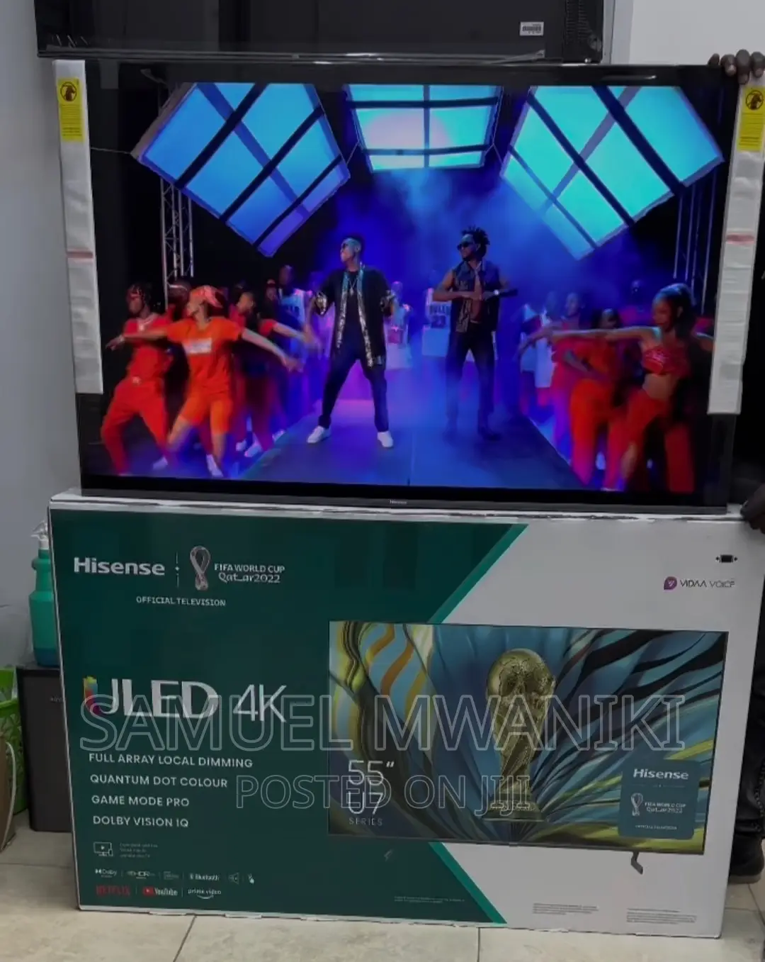 Hisense 55'' U7h Quantum Uled Frameless Smart Tv