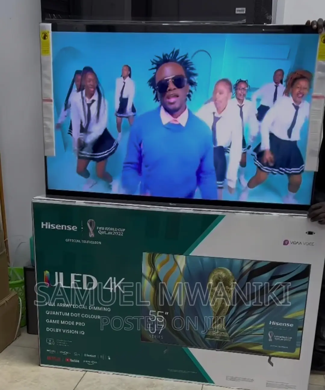 Hisense 55'' U7h Quantum Uled Frameless Smart Tv