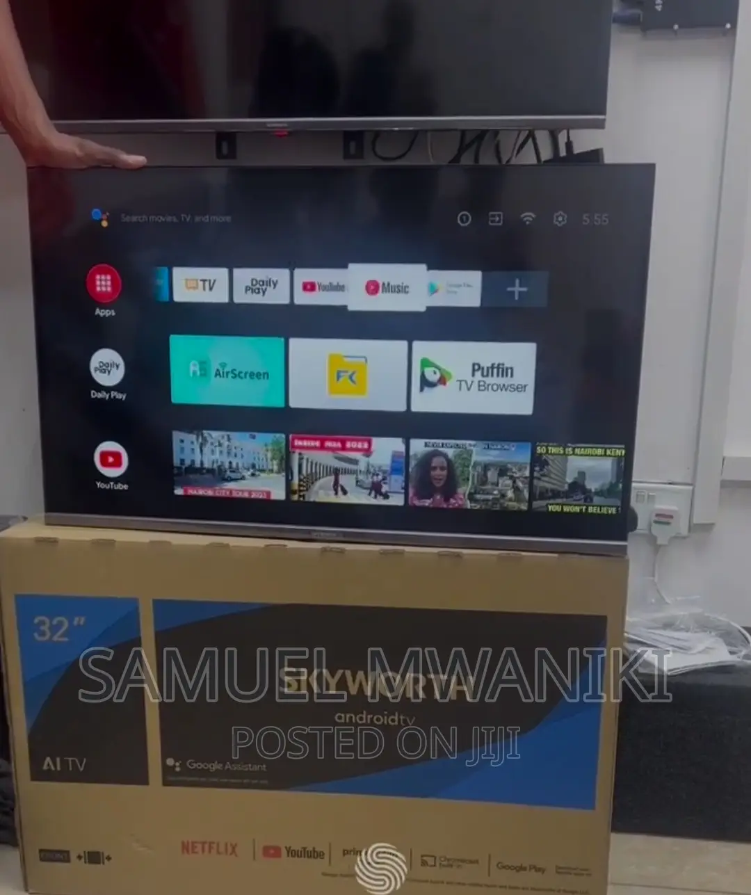 Skyworth 32” Full Hd Frameless Smart Android Tv