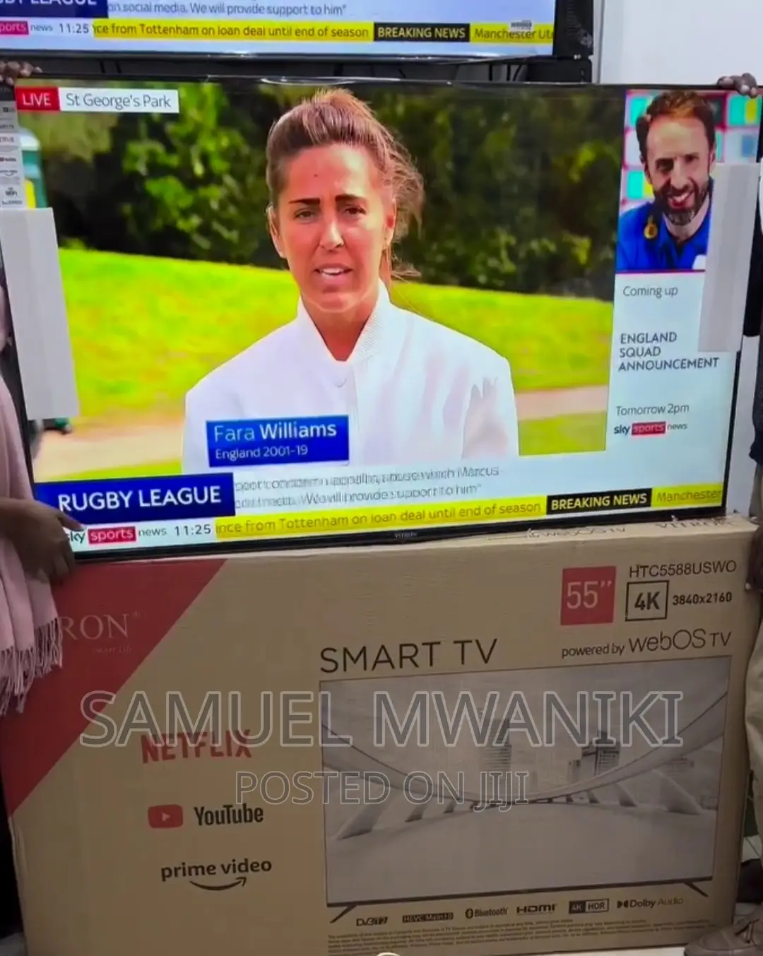 Vitron 55" Frameless Webos Smart Tv With Magic Remote
