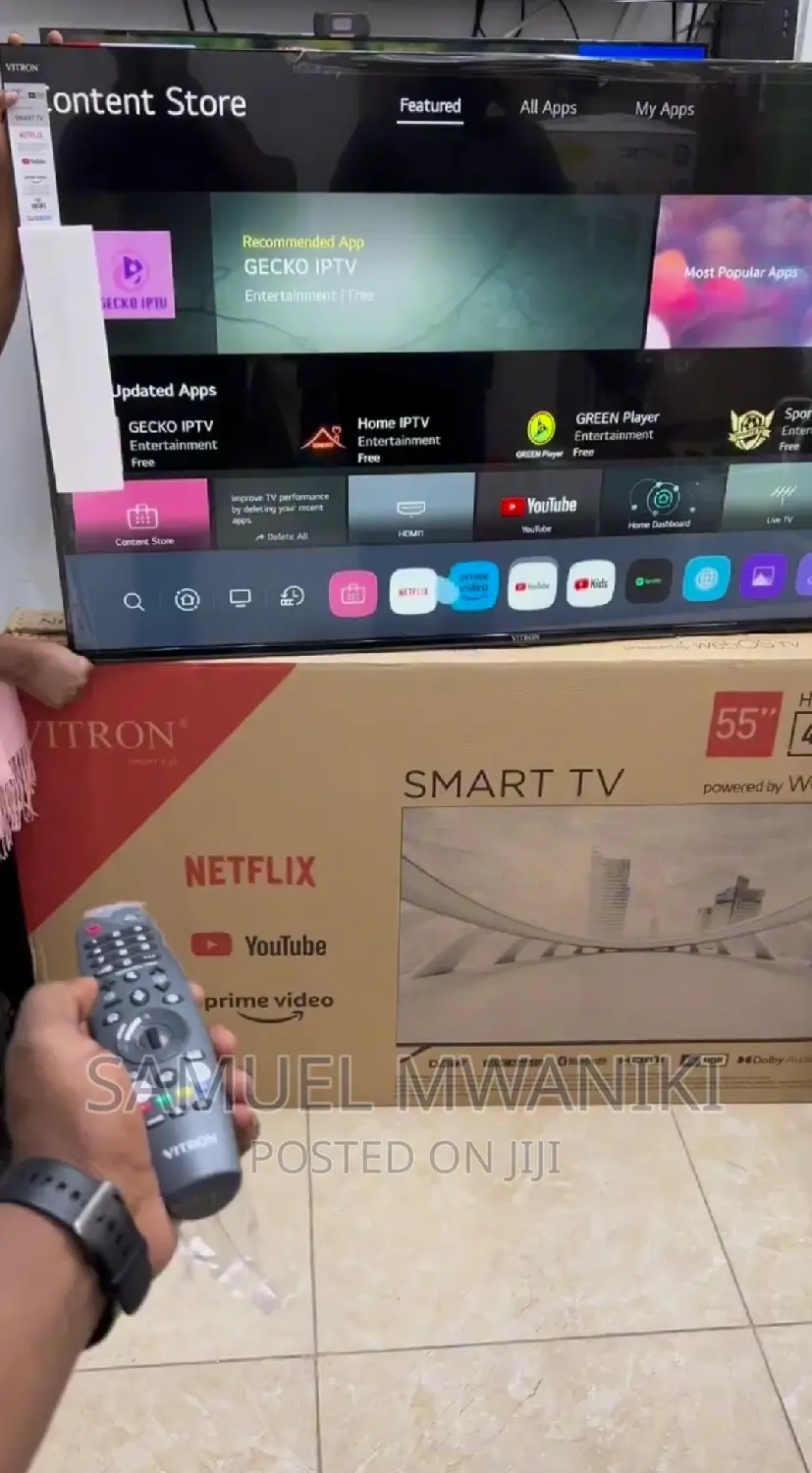 Vitron 55" Frameless Webos Smart Tv With Magic Remote
