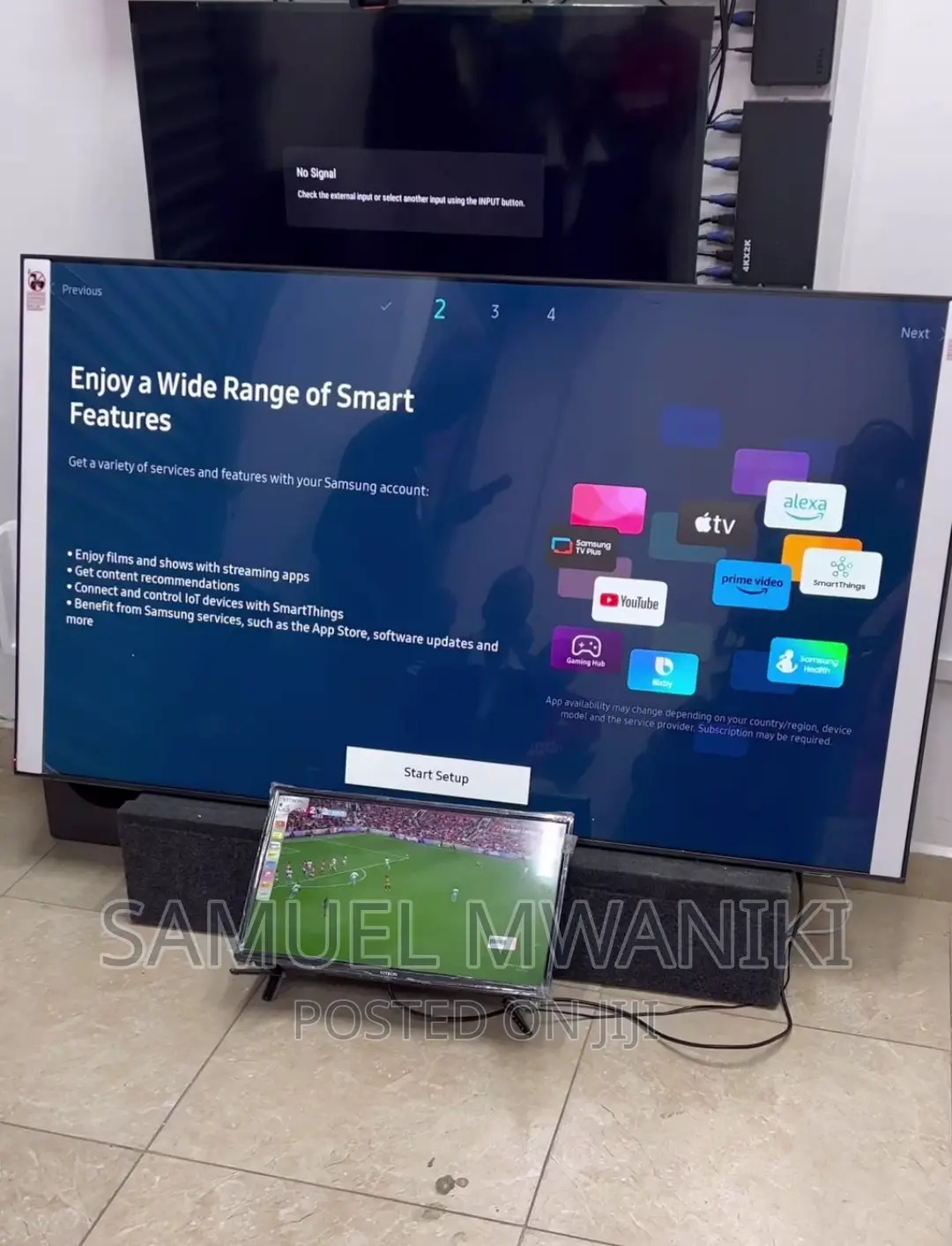 Samsung 75'' Crystal Uhd Smart Tv Voice Control